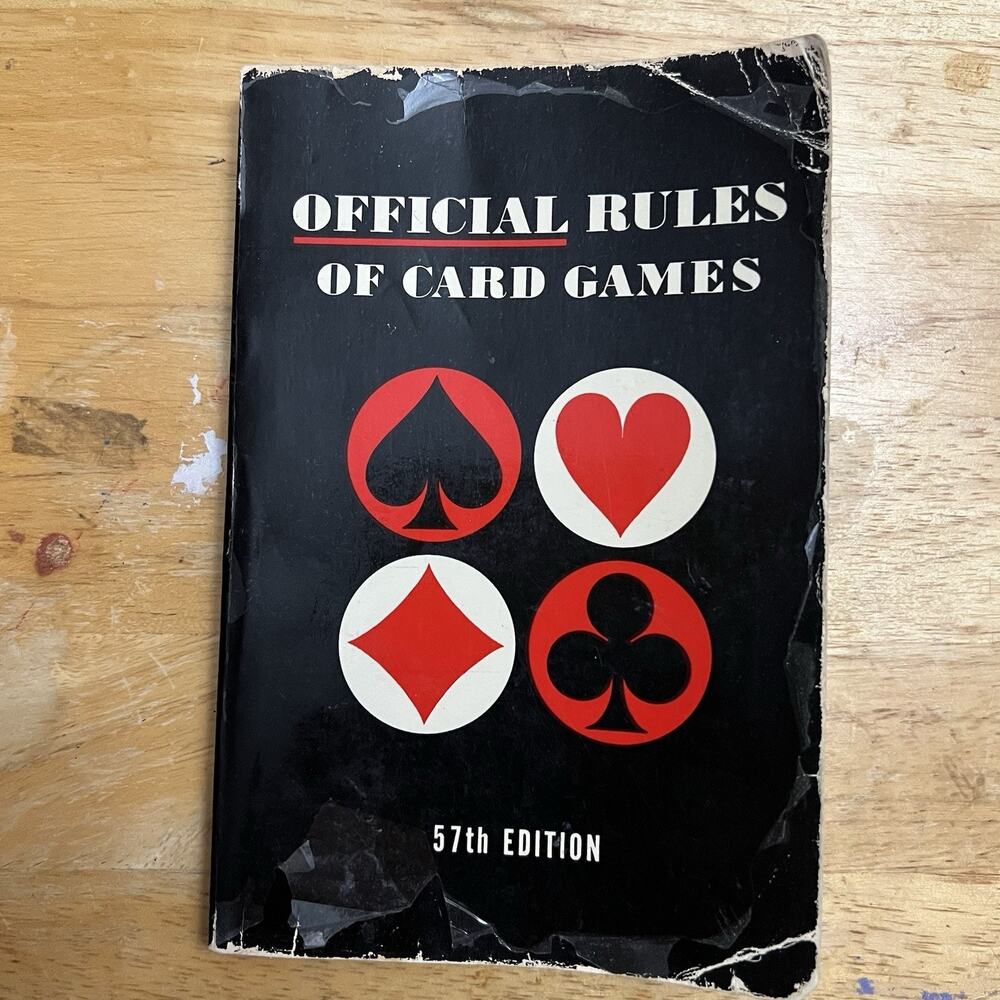 1968 Official Rules of Card Games Book 57th Edition Paperback Vintage Book